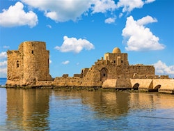 See the View
          from the Crusader's Sea Castle