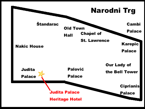 Map of Narodni Trg