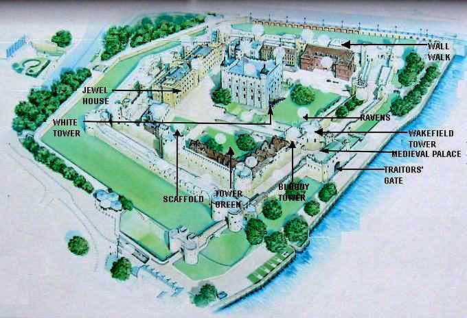 Tower of London Map